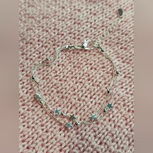 Silver Star Charm Bracelet